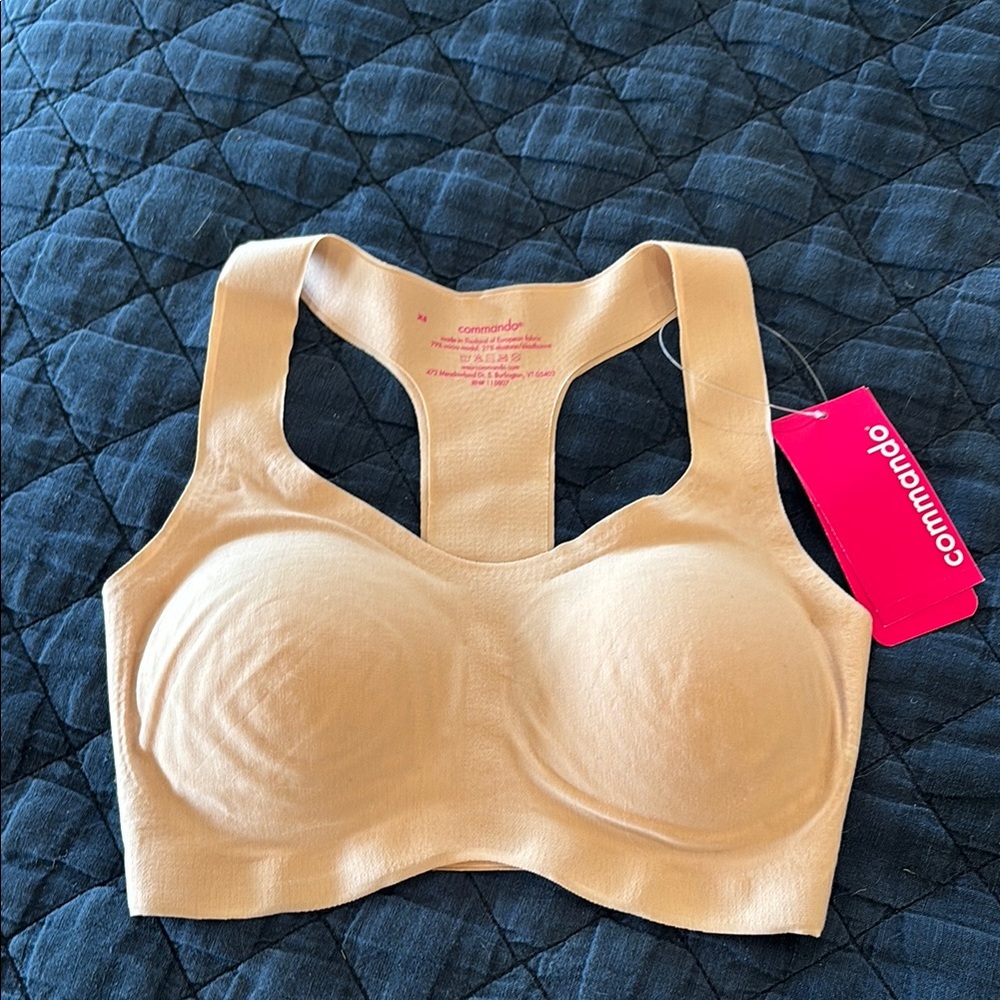 Commando Tan Racerback Bra